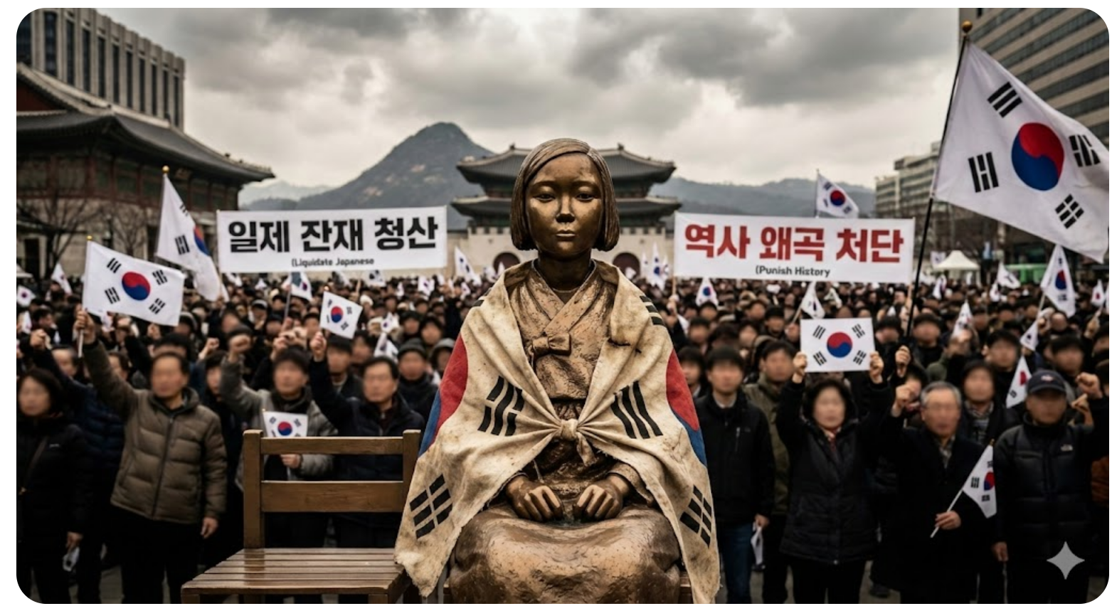 3.1절 몇주년, 일제 잔재 청산과 뉴라이트 역사 왜곡 처벌 당위성