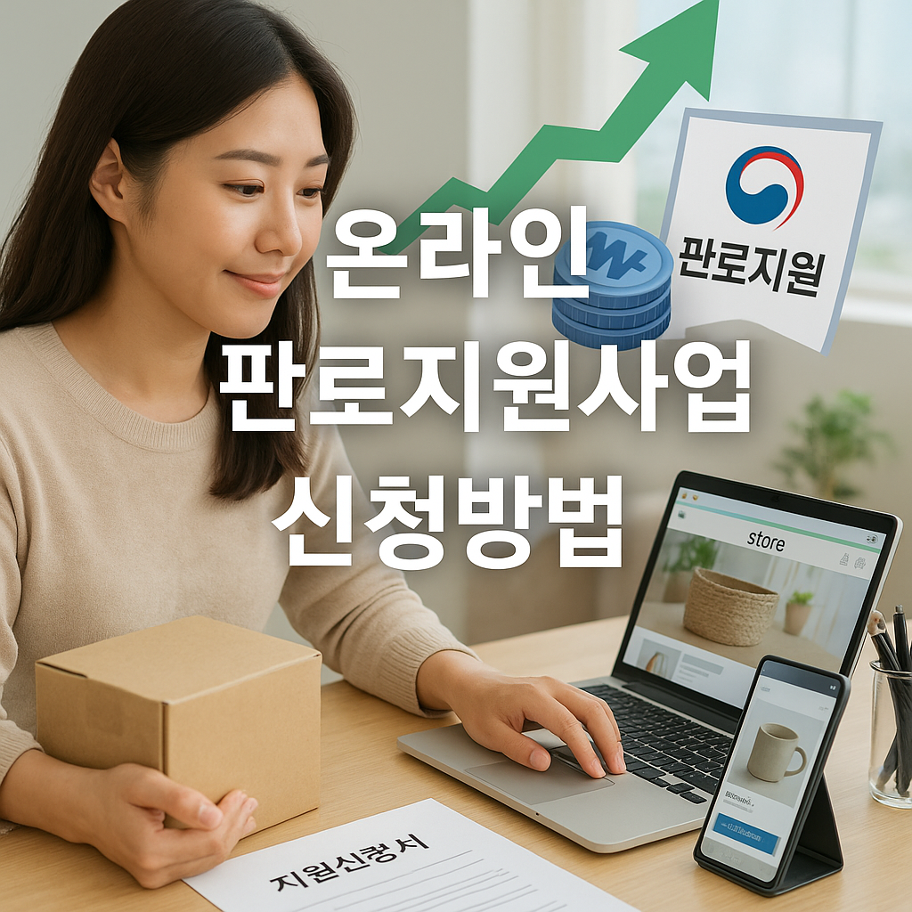 온라인 판로지원사업 신청방법