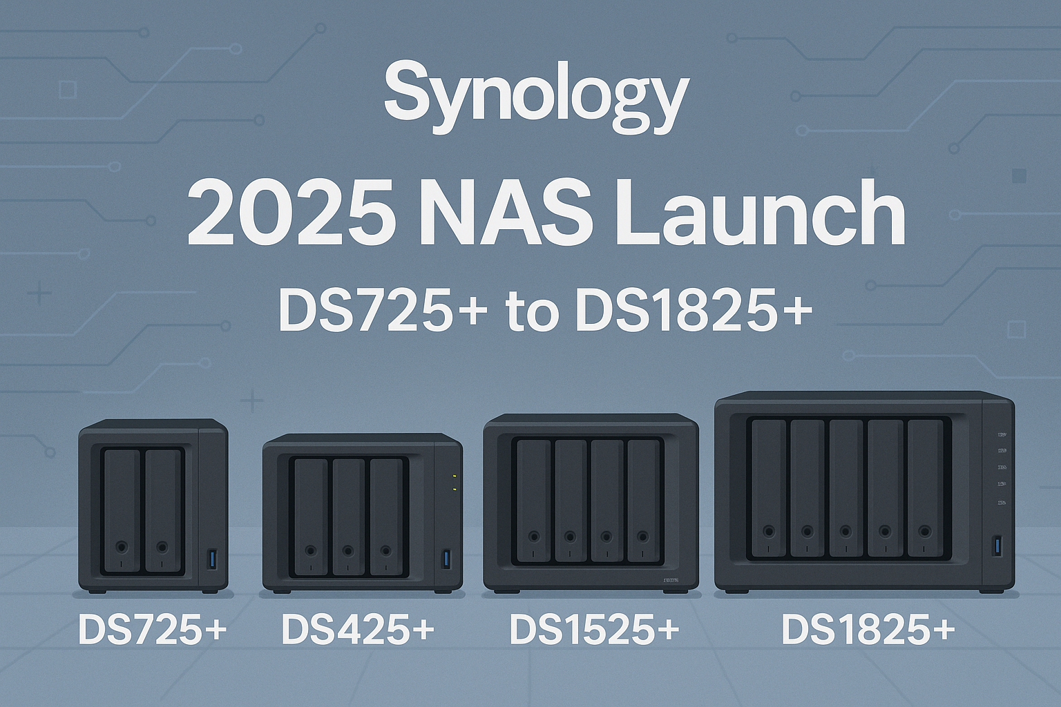 Synology 2025 NAS 신제품 썸네일