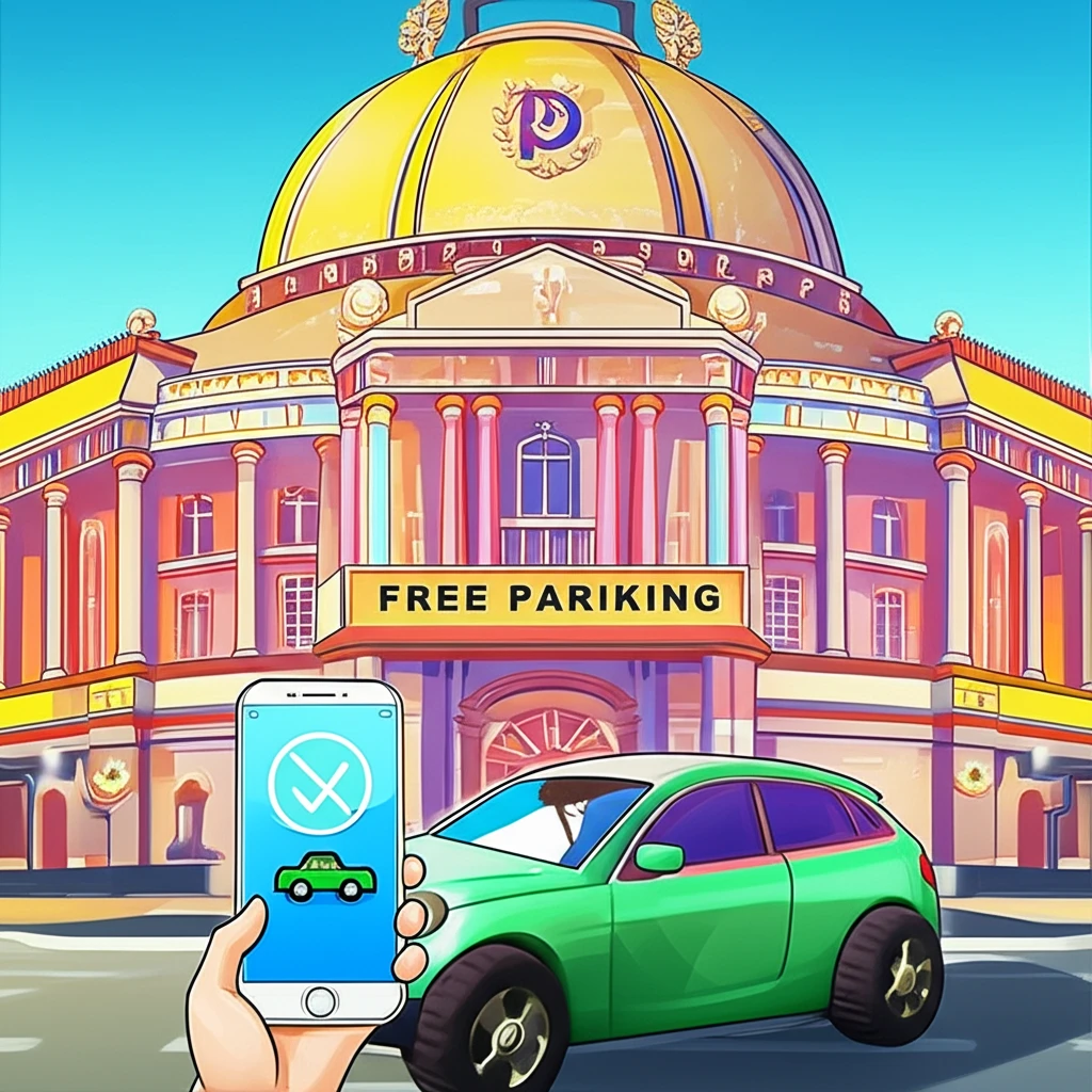 명동 을지로입구역 인근 공영주차장 위..