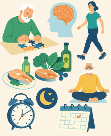 노년기 기억력에 대한 사진