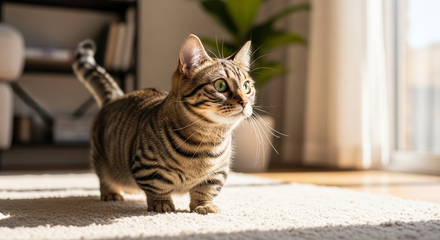 먼치킨 고양이 사진