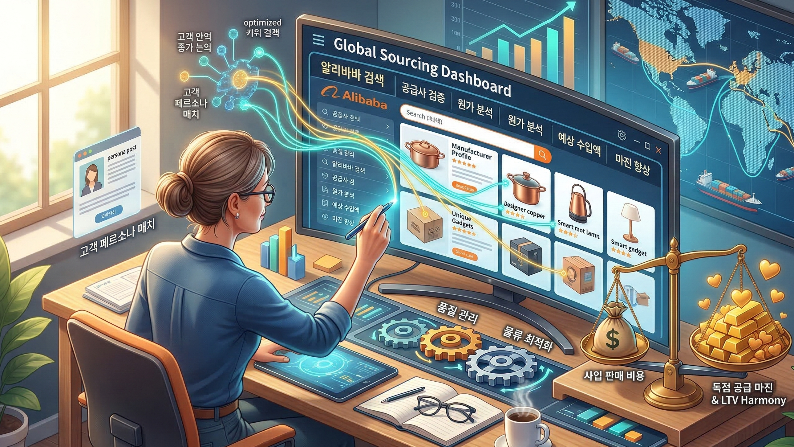 글로벌 소싱: 알리바바와 사입 판매로 수익률 2배 높이는 법 관련 이미지
