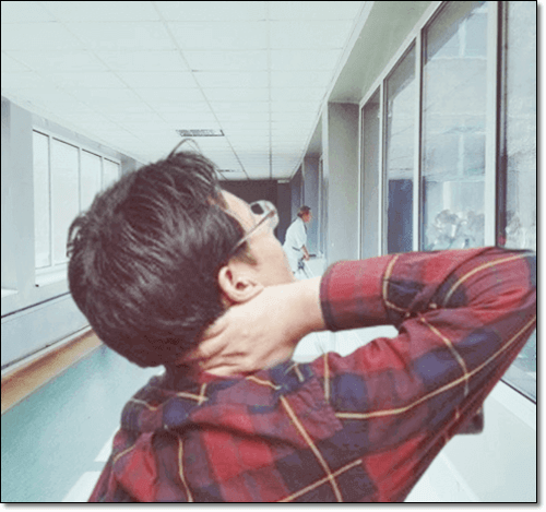 순환기 장애가 있는 남성