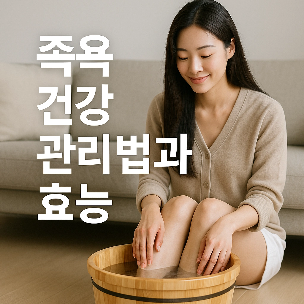 족욕 건강 관리법과 효능