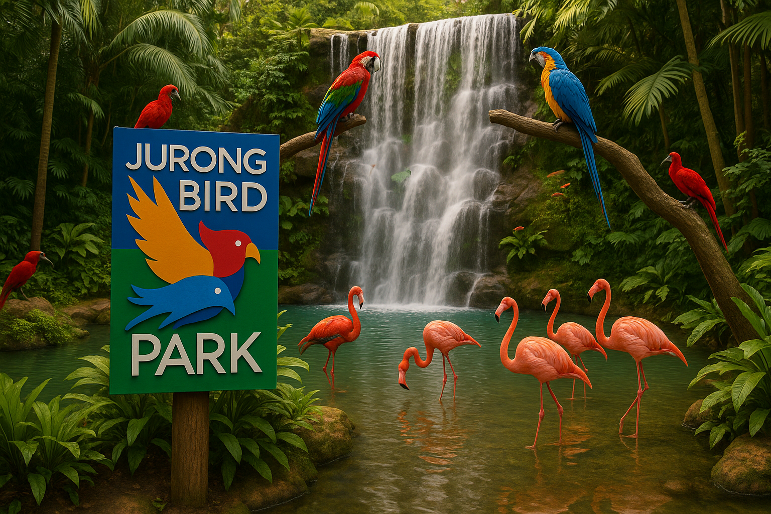 싱가포르 주롱새공원 관련 사진