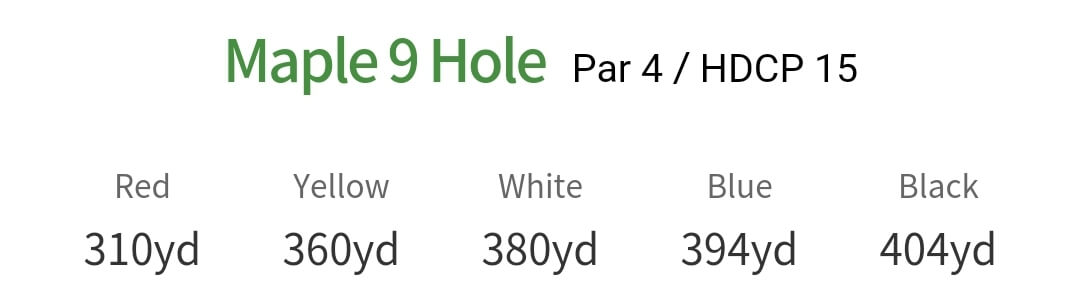 솔모로 컨트리클럽 메이플코스 9