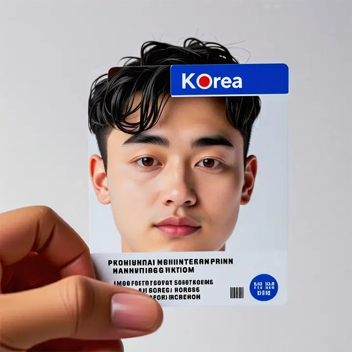 07년생 민증 발급 사진