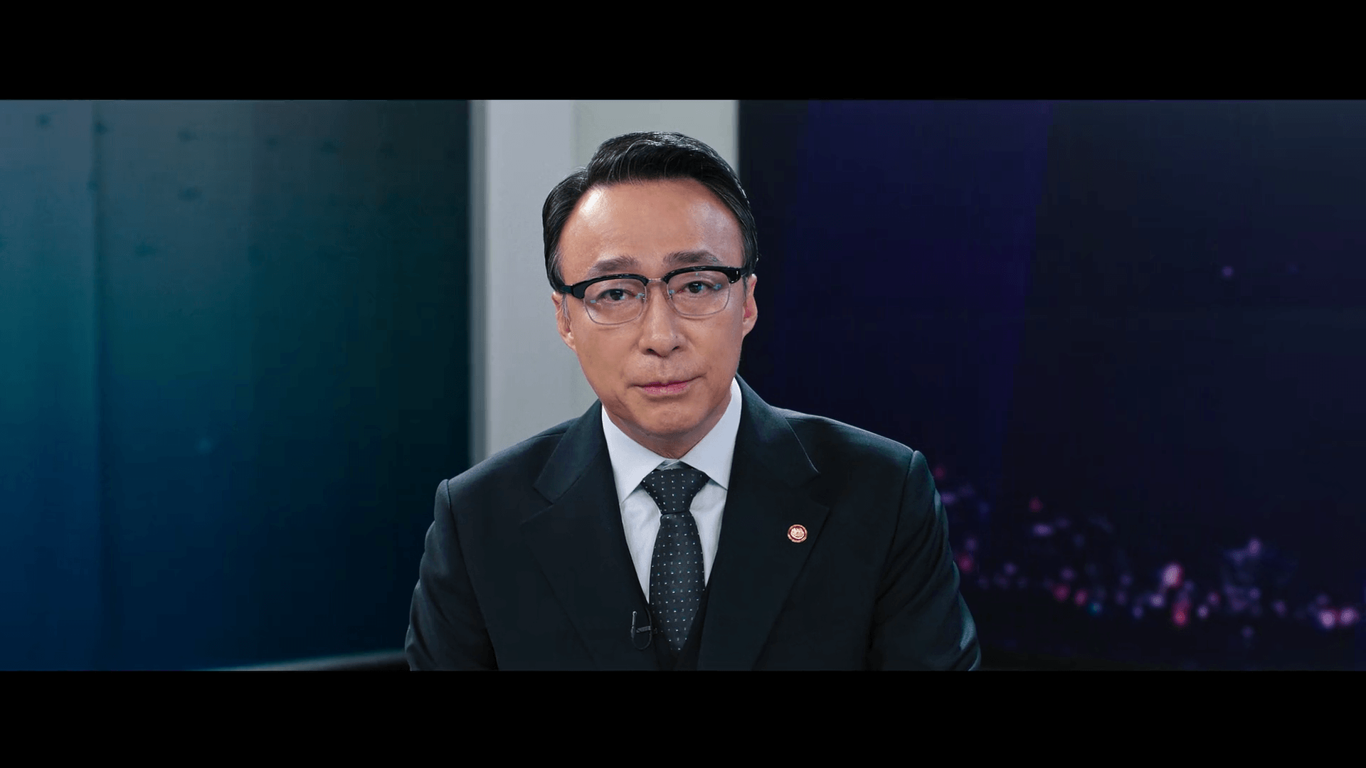 참교육 2회 최강석 장관 역 김무열 배우 공식 기자회견 브리핑 장면