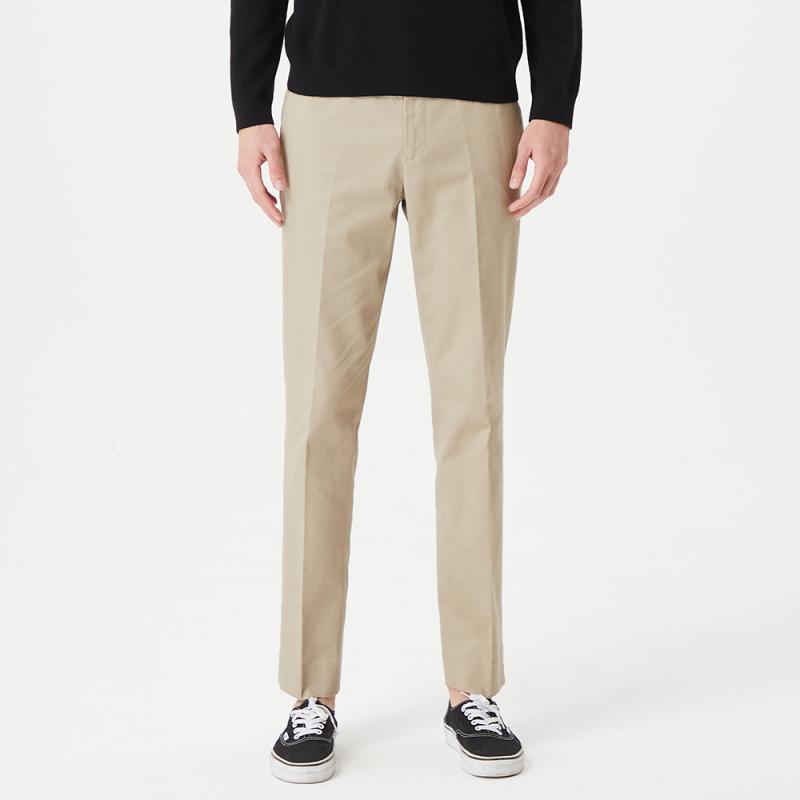 지오지아 테이퍼드핏 밴딩 면 팬츠 ABD3PP1102BE