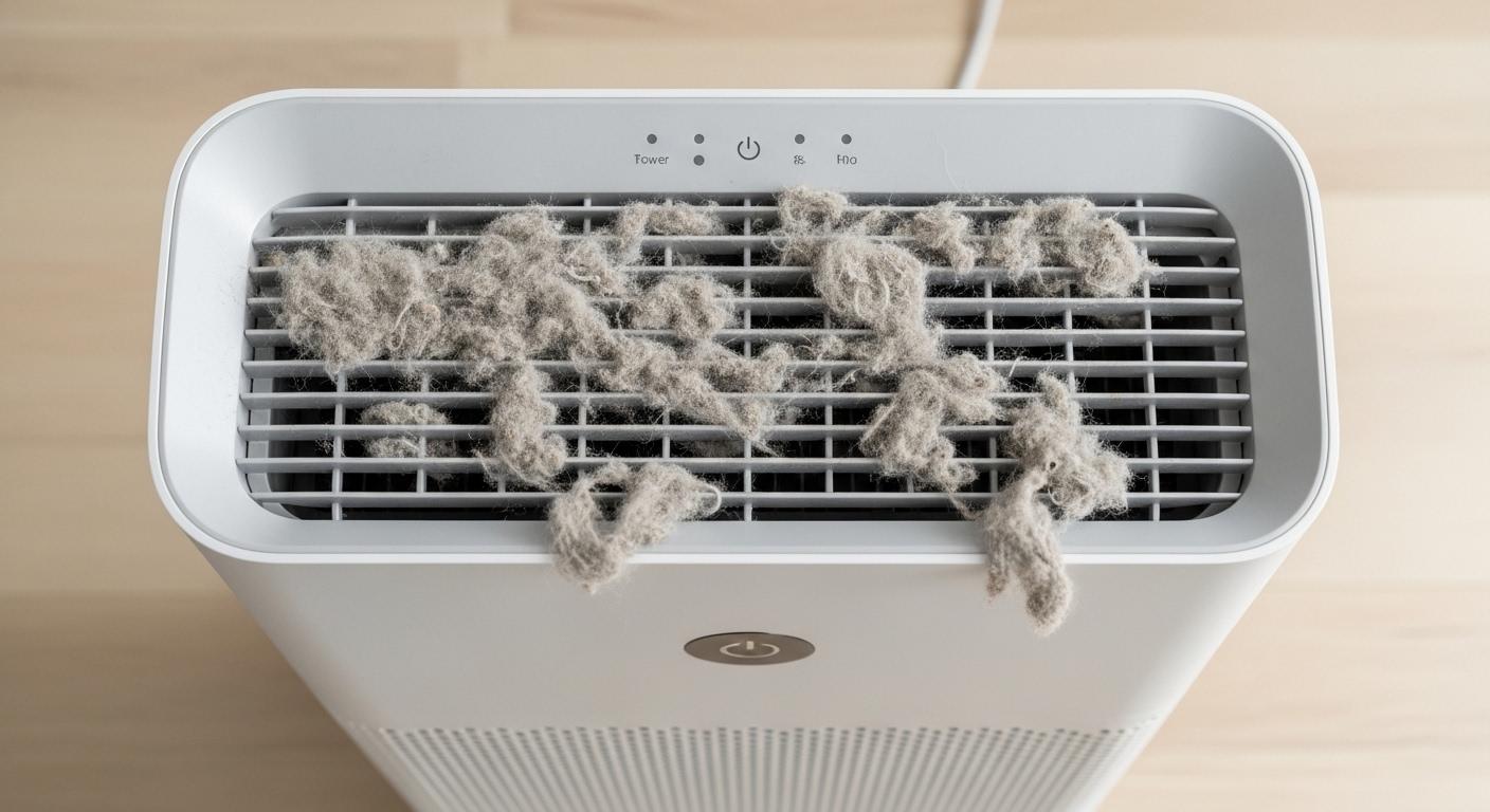 털날림 공기청정기 1달 사용 후기