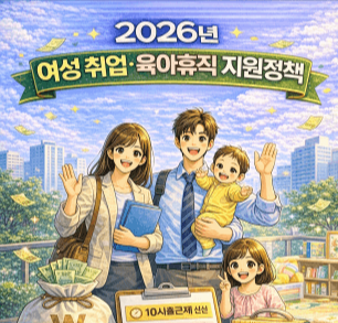 워킹맘을 위한 정부 지원제도, 출산휴가&middot;육아휴직&middot;근로시간단축&middot;유연근무