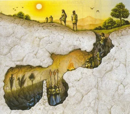 플라톤의 동굴 진실 깨달음 5단계 인식론적 전개_5