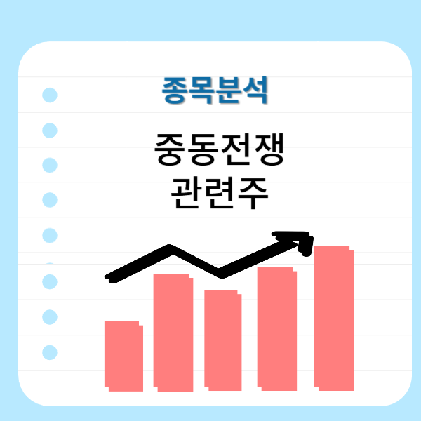 중동전쟁-관련주