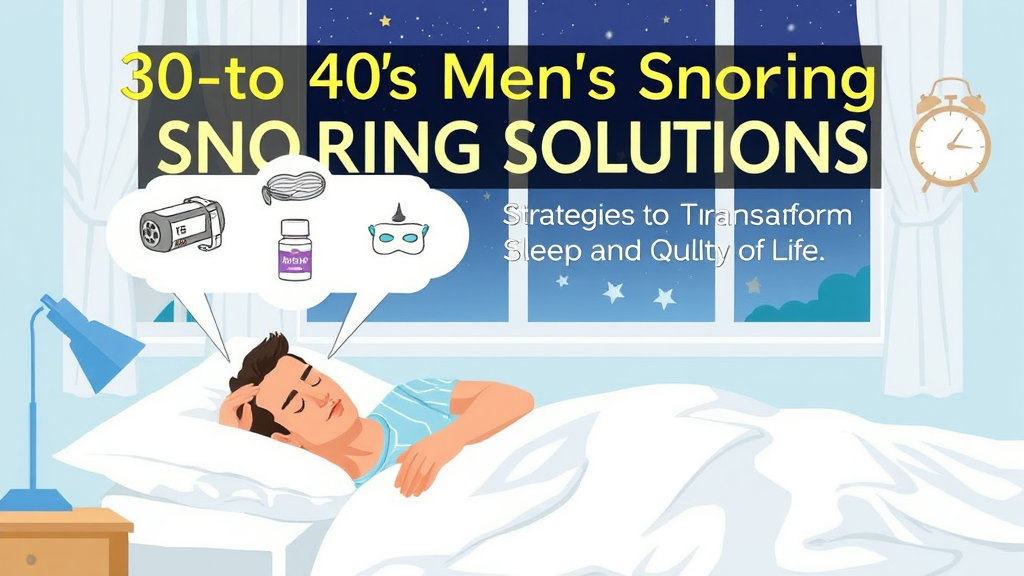 수면과 삶의 질을 바꾸는 전략