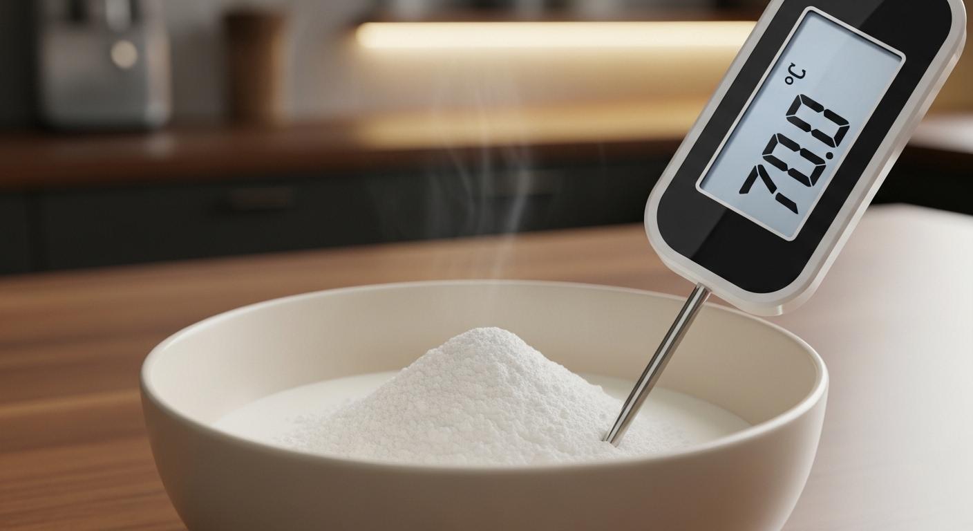 분유 70도 식히기