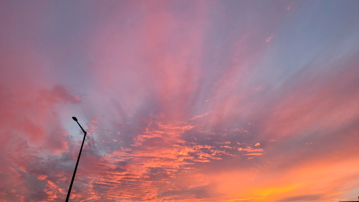 100년을 기다려도 보기 힘든 명품 저녁노을
