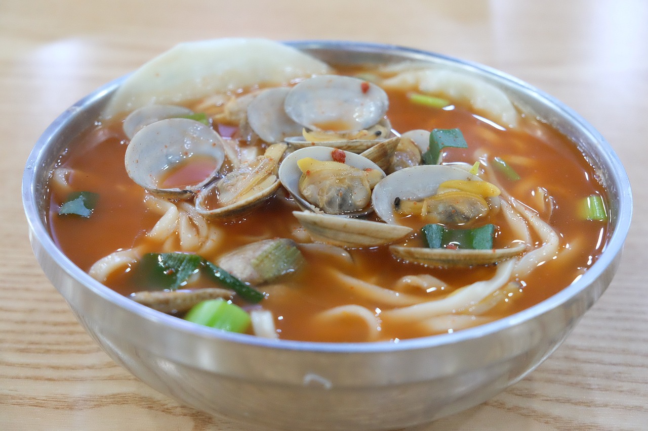 제부도 대표음식 바지락칼국수 사진