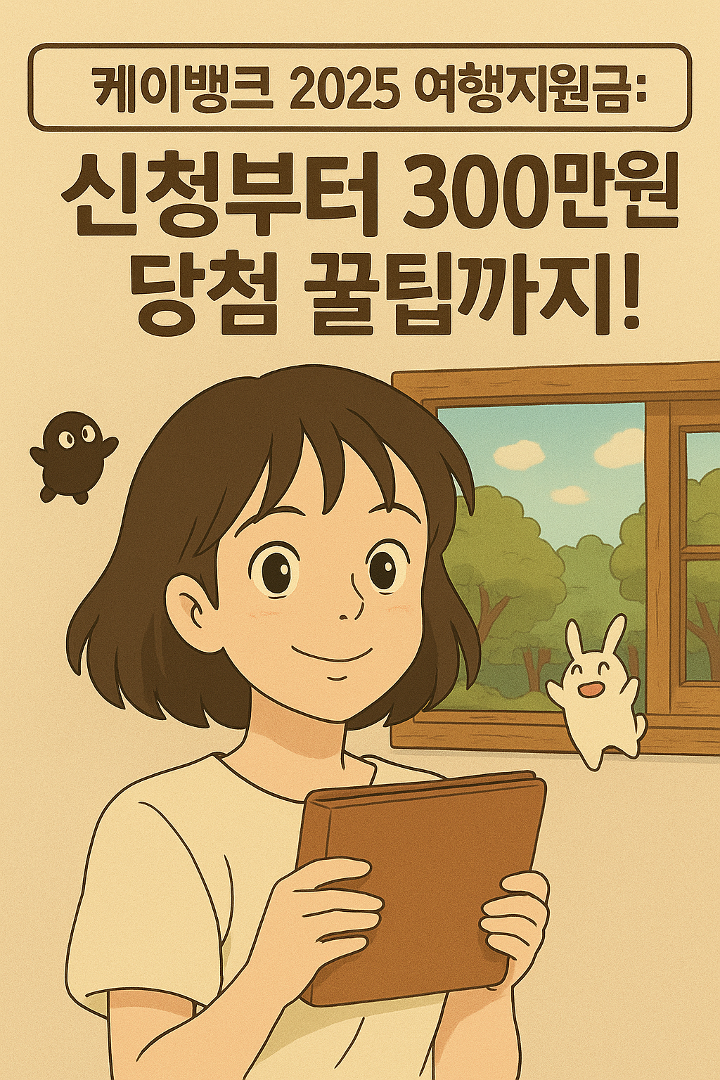 케이뱅크 2025 여행지원금: 신청부터 300만원 당첨 꿀팁까지!