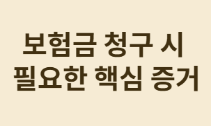 요양병원 입원시 보험비 지급 문제 해결 가이드