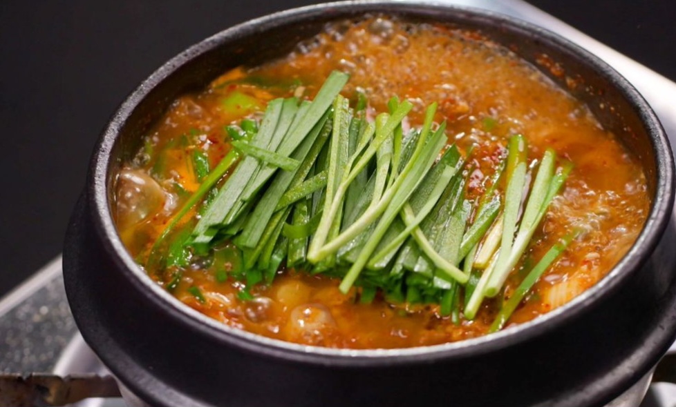 우삼겹 된장찌개