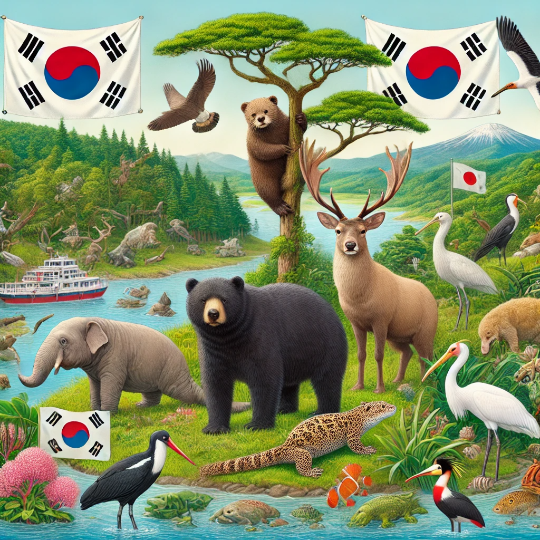 한국과 일본의 멸종위기종 비교