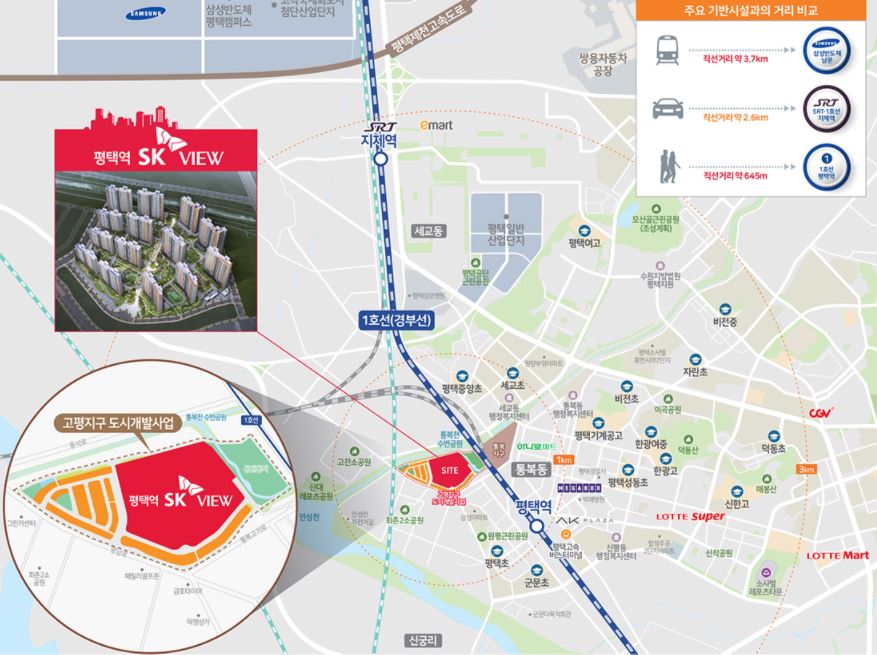 sk뷰 입지환경
