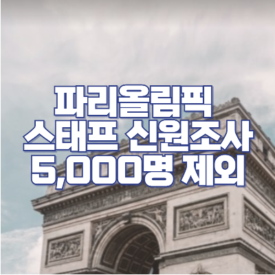 파리올림픽 개막식 앞서 스태프 신원조사 결과