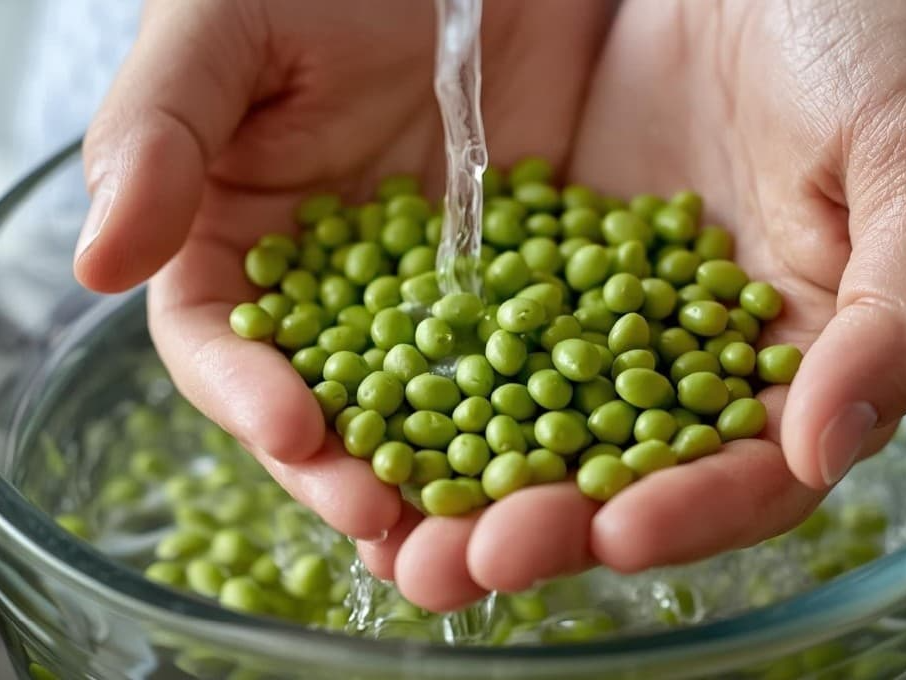 녹두 세척 하기