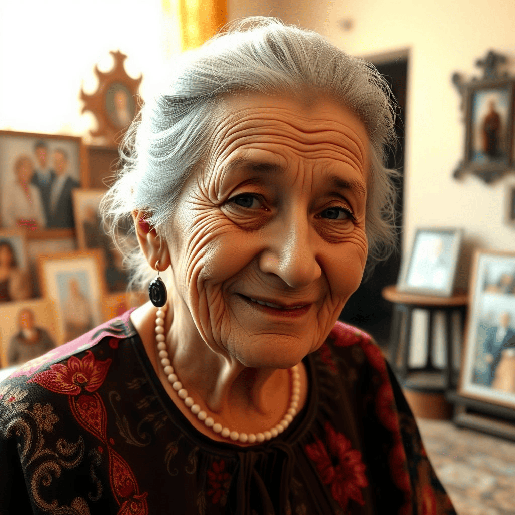 117세 장수하신 할머니 이미지