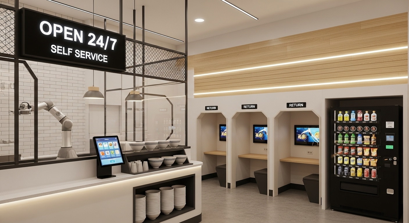 고양 아레나 인근 혼밥 가능한 24시 분식점 및 무인 라면 가게 정보