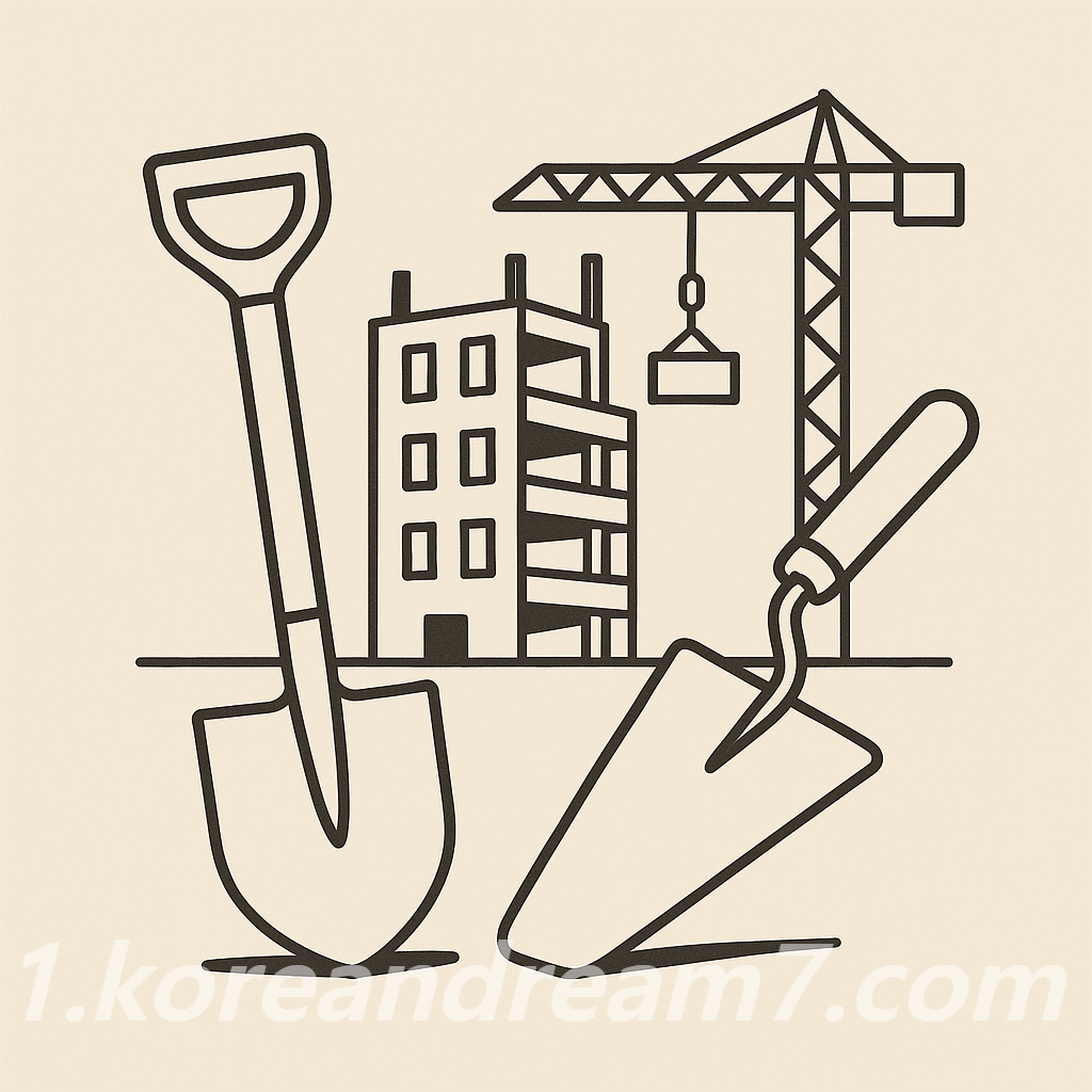 팽이말뚝기초(top base) 공법 장단점 및 시공과정