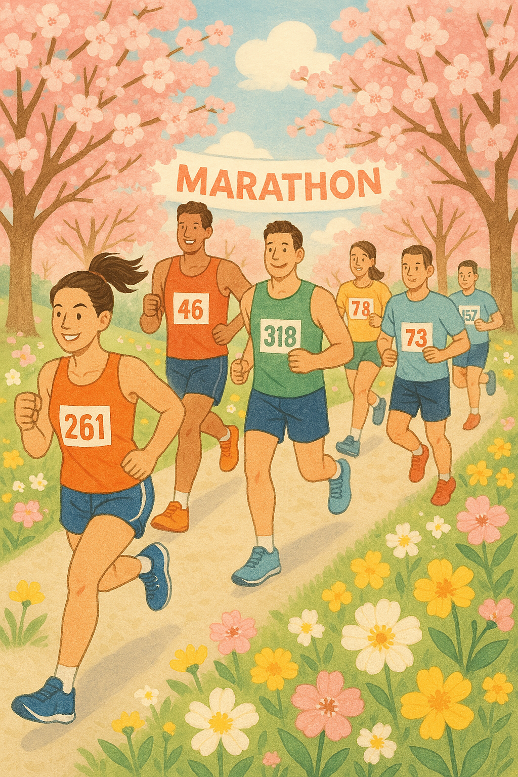 20205 4월 서울 마라톤 대회 일정 관련 사진