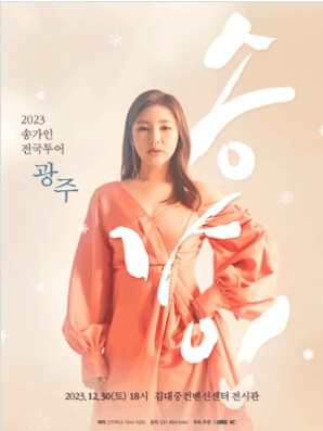 송가인콘서트 포스터
