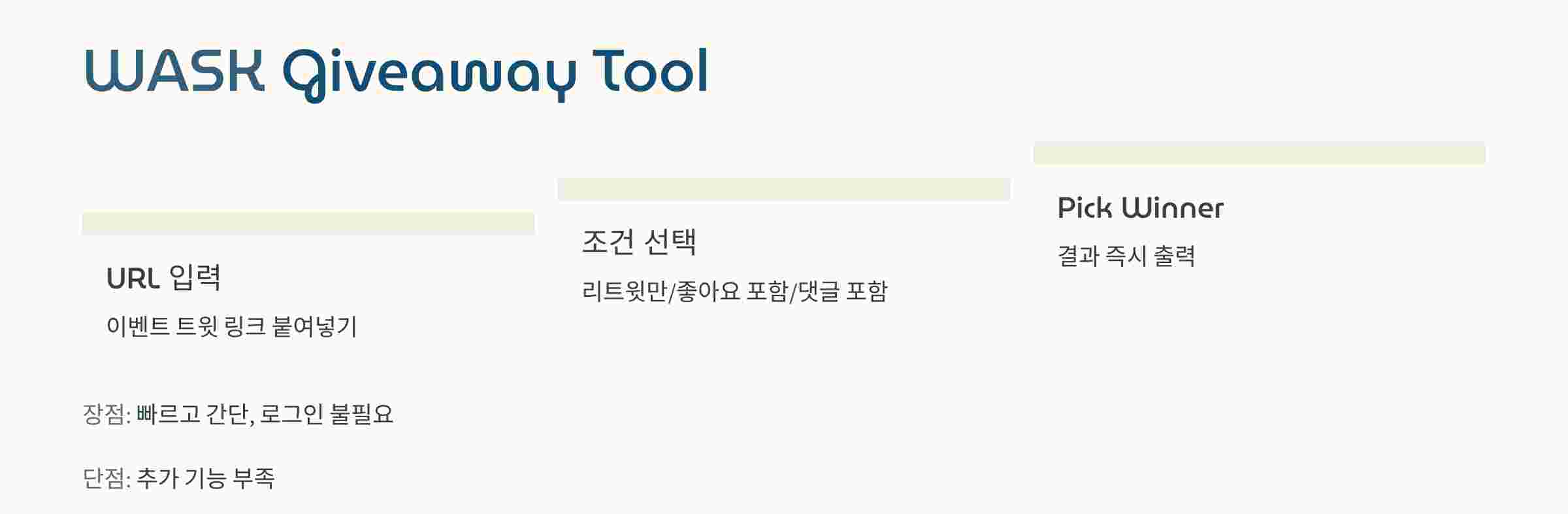 WASK-사용법