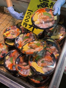 Karato market sushi 가라토시장 스시