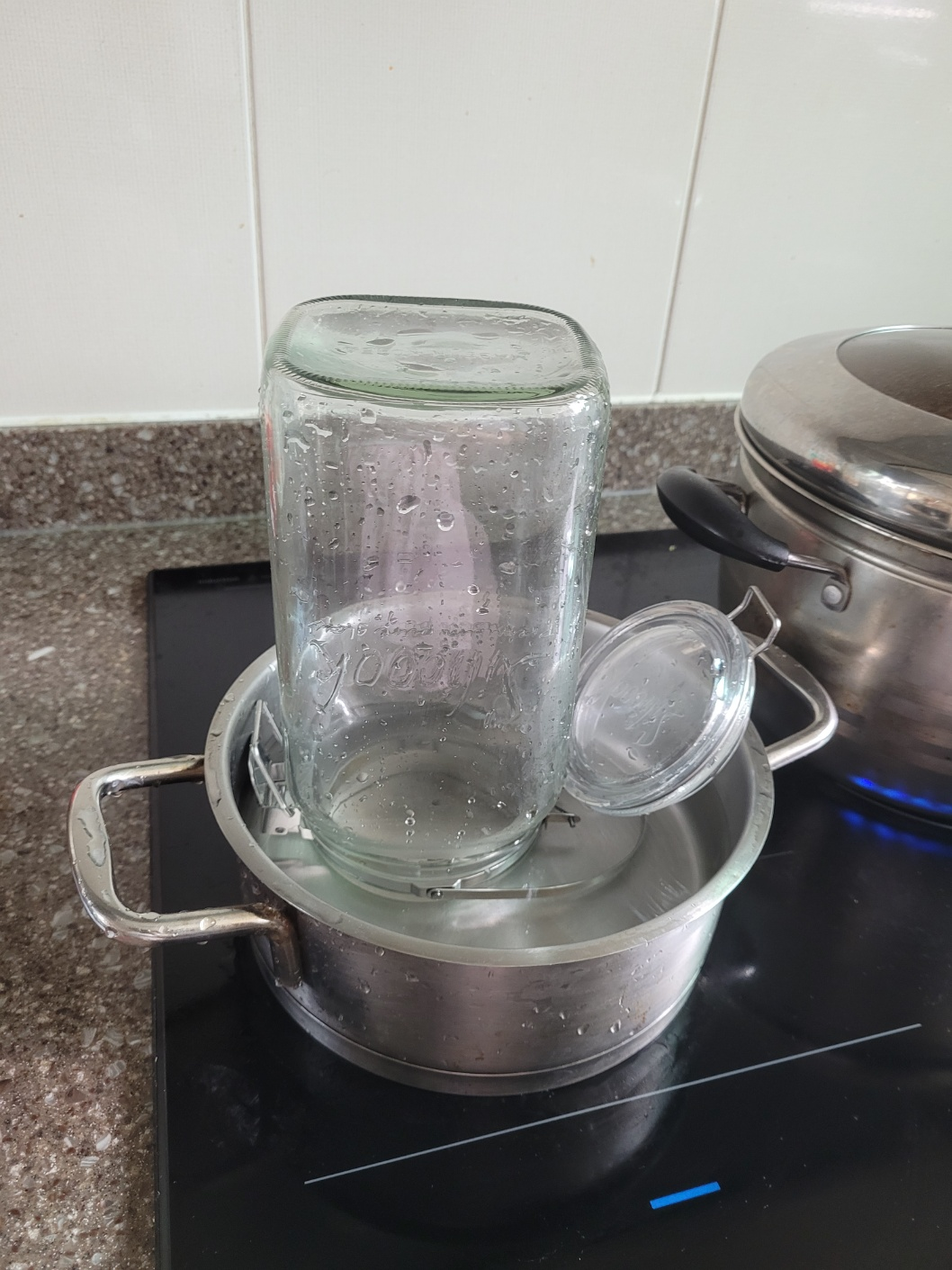 유리병 열탕소독