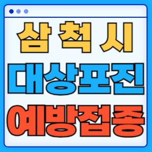 강원도 삼척시 대상포진 백신 무료 예방접종 비용지원 신청방법 대상자 준비서류