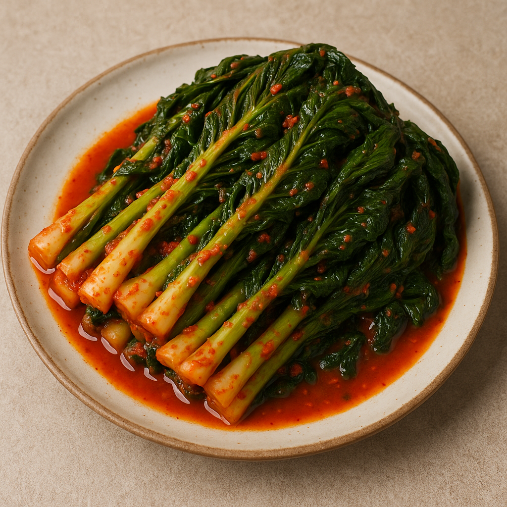 김장 전 맛보는 가을김치 갓김치