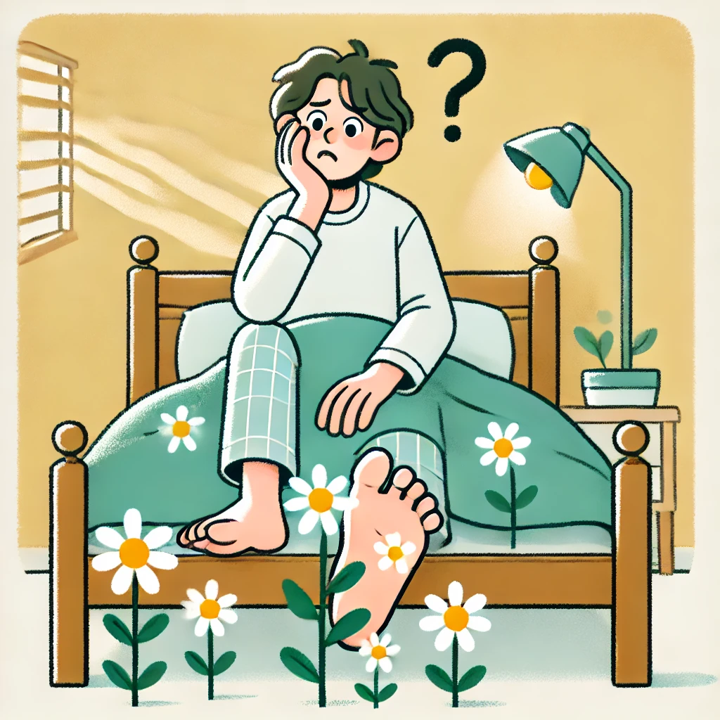 발바닥에 꽃이 폈다면