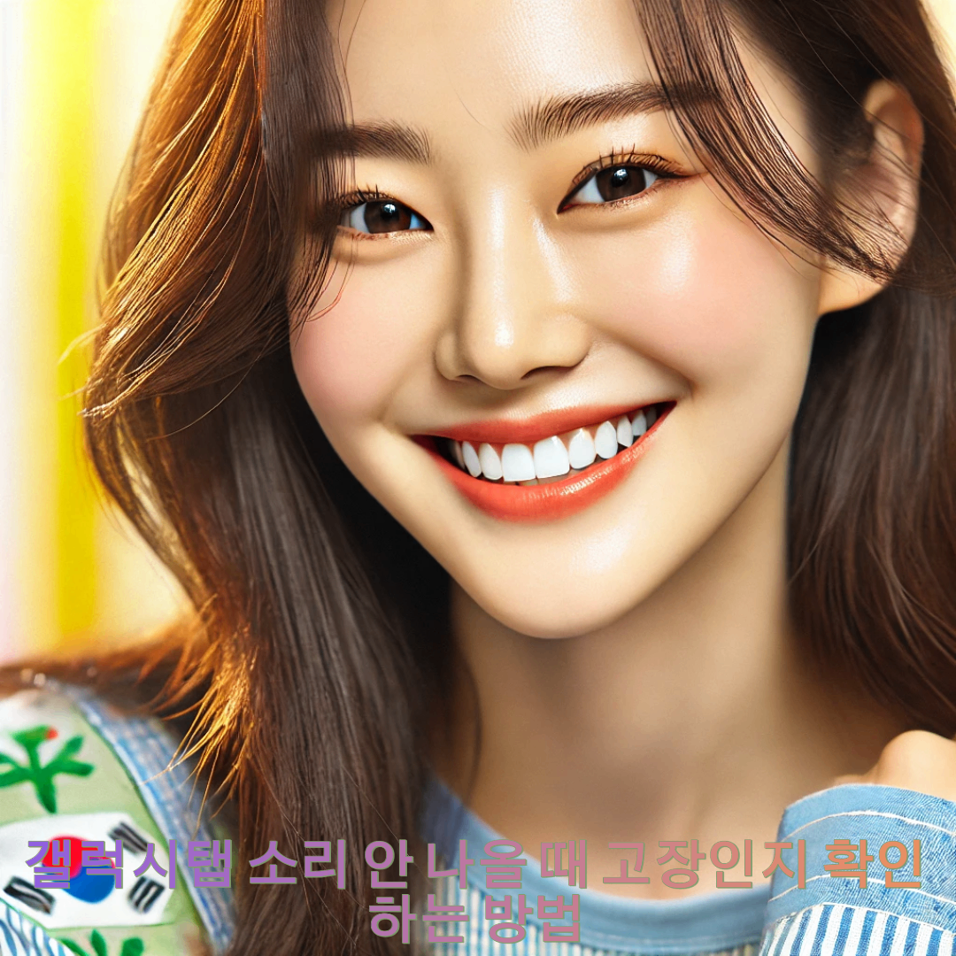 갤럭시탭 소리 안 나올 때 고장인지 확인하는 방법