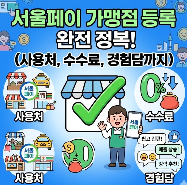 서울페이 가맹점 등록 설명사진