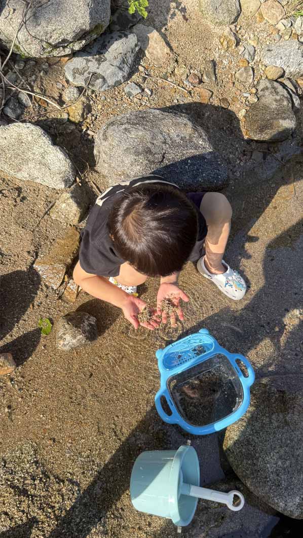 계곡 물놀이 준비물_다슬기채집통