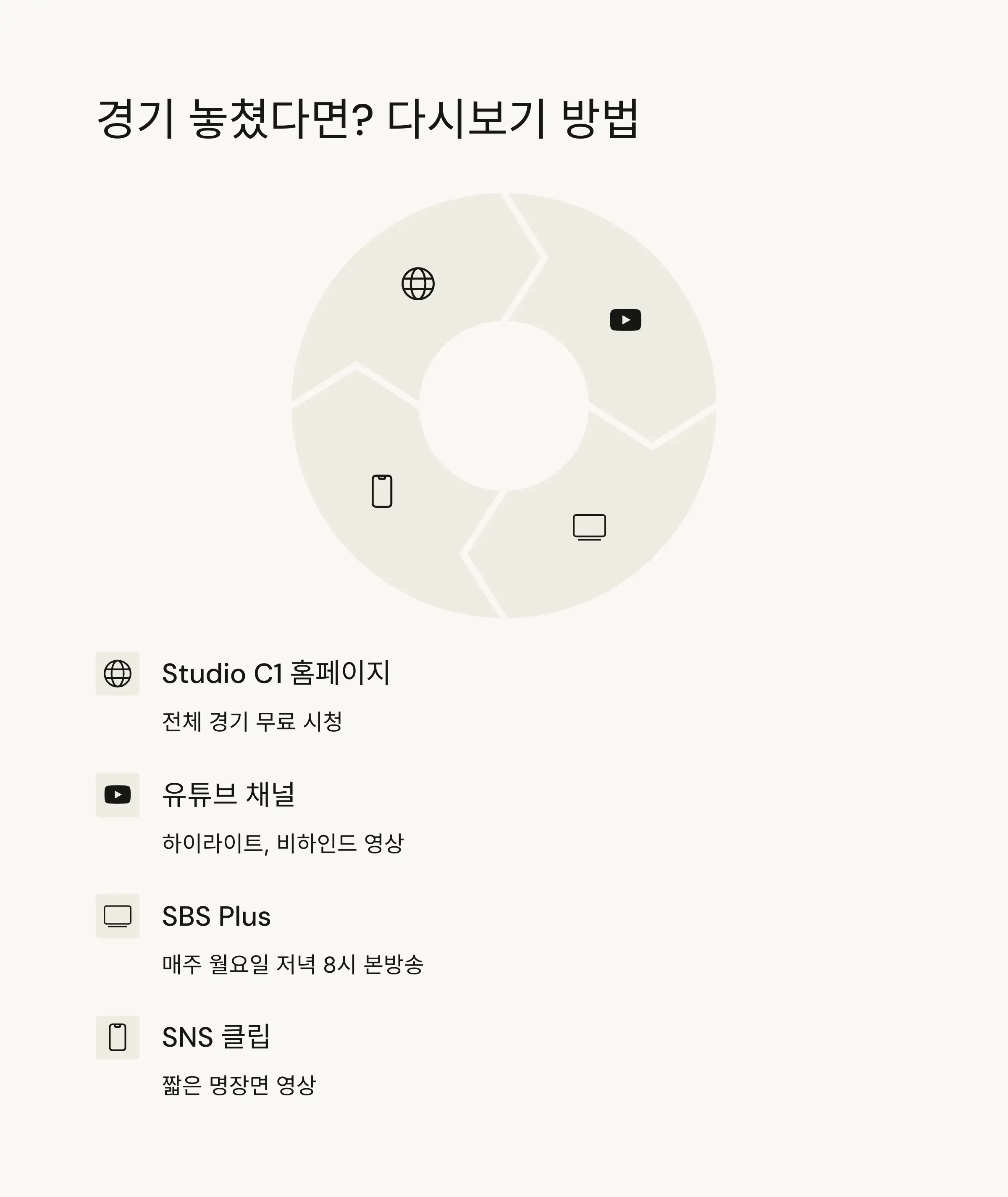 📺 재방송 및 다시보기 방법