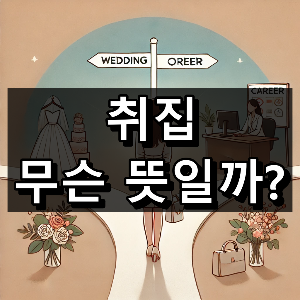 취집 뜻 대표 이미지