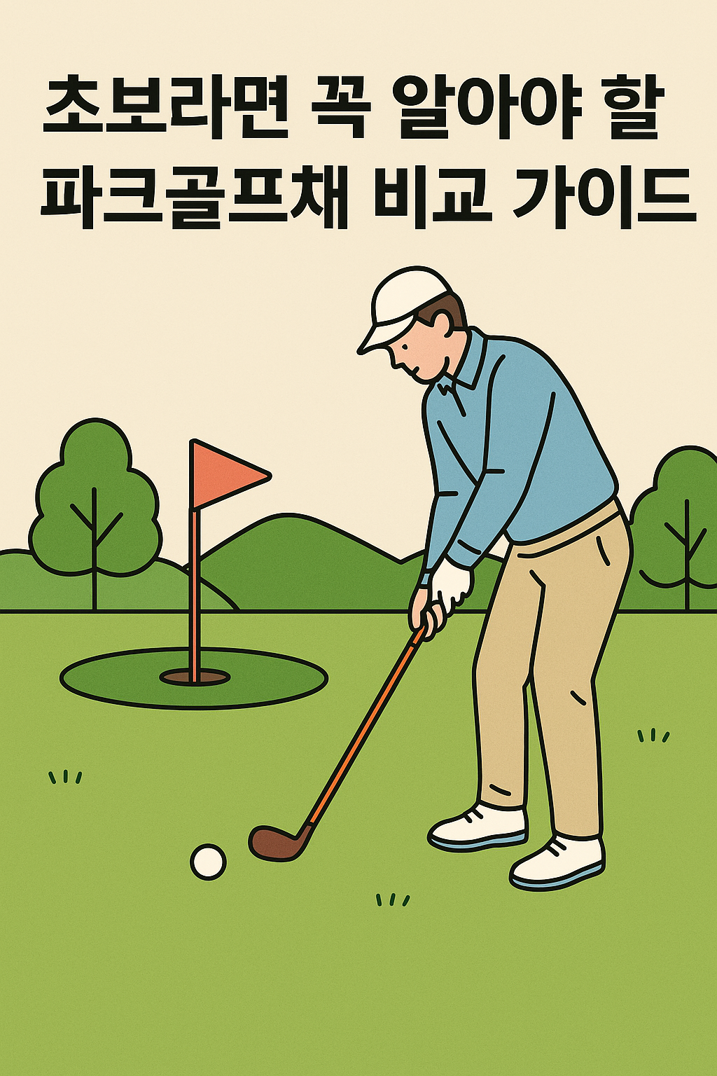 파크골프채, 골프채비교