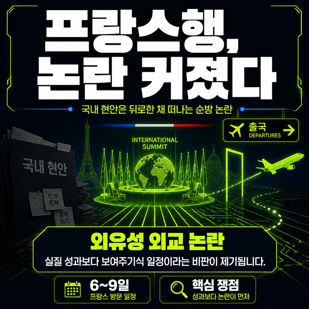 프랑스행, 논란 커졌다