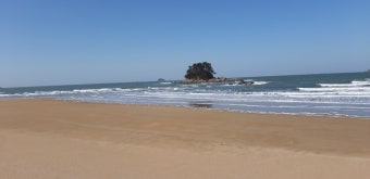 학암포 해변