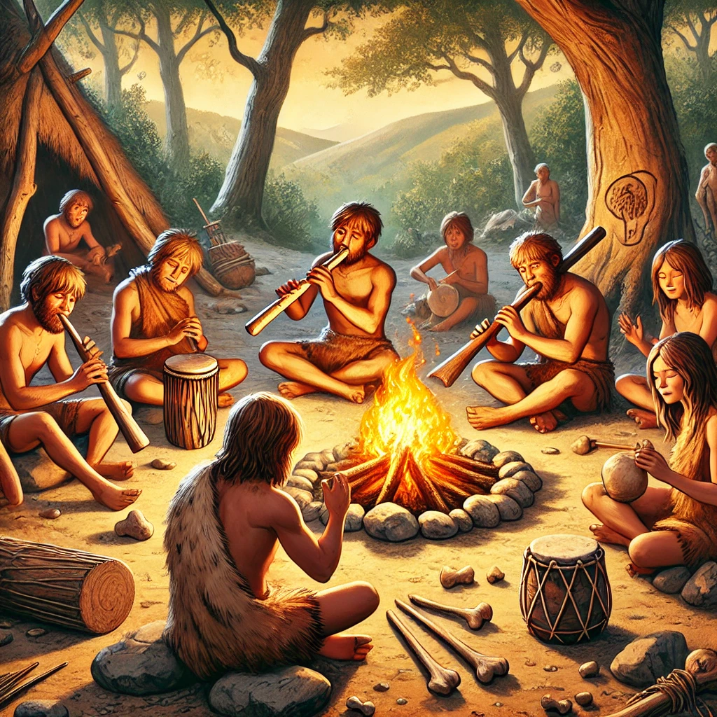 선사 시대 음악의 기원과 발전 과정