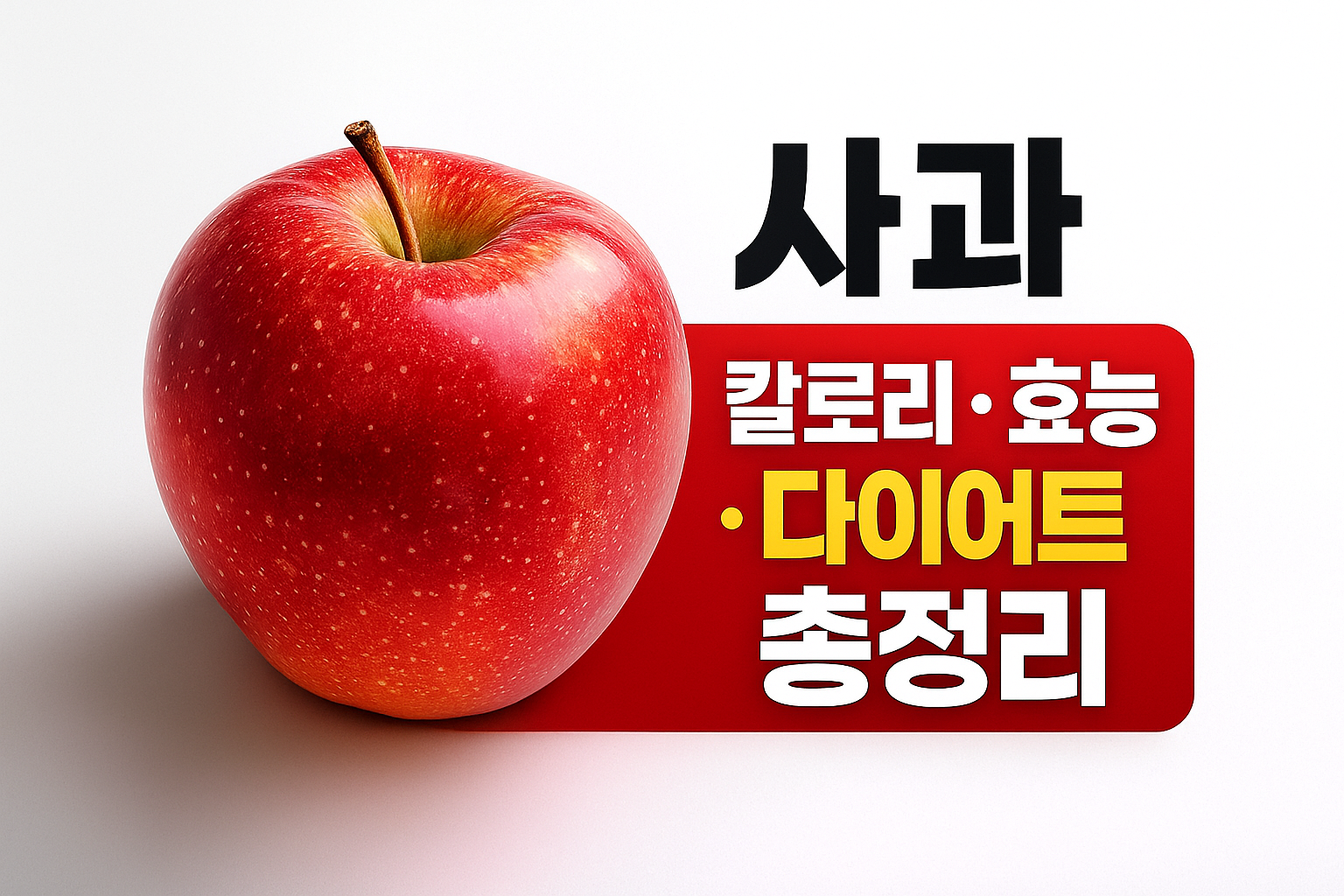 사과 칼로리, 효능, 다이어트 총정리